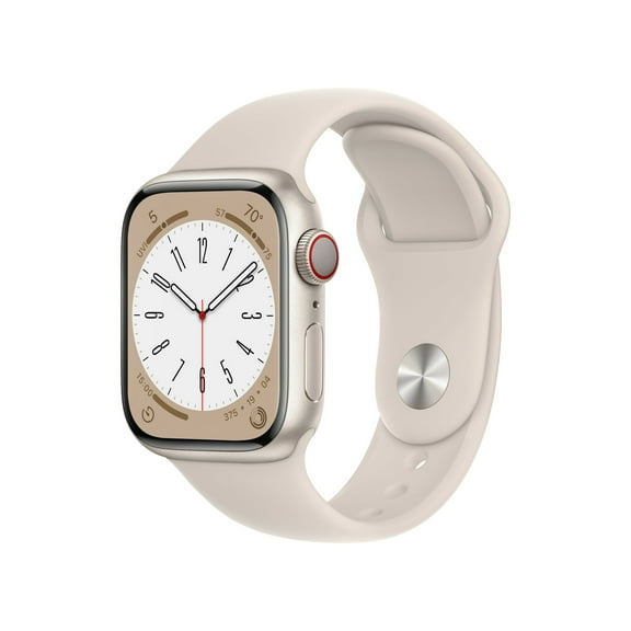 Restored Apple Watch Series 8 Cellular 41mm Starlight (Refurbished)