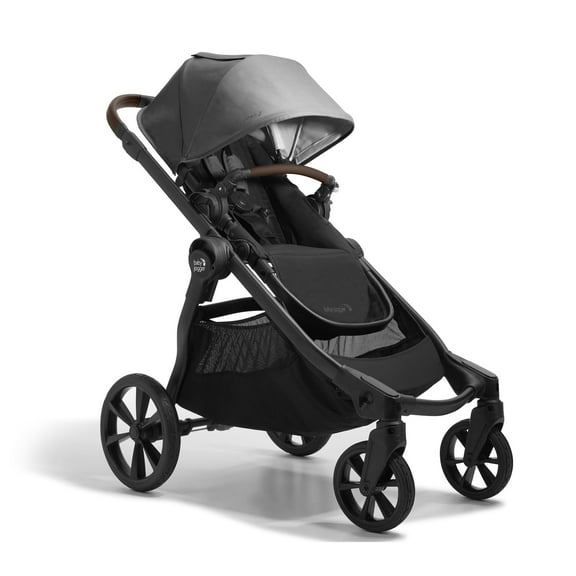 Baby Jogger City Select 2 Single-to-Double Modular Stroller, Eco Collection, Harbor Grey