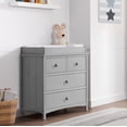 thumbnail image 6 of Oxford Baby Montauk Changing Topper, Farmhouse Gray, 6 of 7