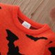 thumbnail image 2 of Gibobby Camisa&nbsp;Vaquera Otoño Invierno niños pequeños niñas manga larga estampados de Halloween suéter de punto Tops prendas de vestir para niños ropa(Anaranjado, 3-4 Años ), 2 of 5