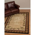 thumbnail image 5 of United Weavers Contours Lodge Area Rug 511-27659 Winter Pines Toffee Acorns Plaid, 5 of 5
