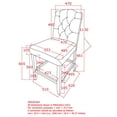 thumbnail image 6 of Lucian-26" Counter Stool-Beige, 6 of 6
