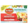 (2 pack) (24 Cups) Del Monte Fruit Cup Snacks Cherry Mixed Fruit, 4 oz cups