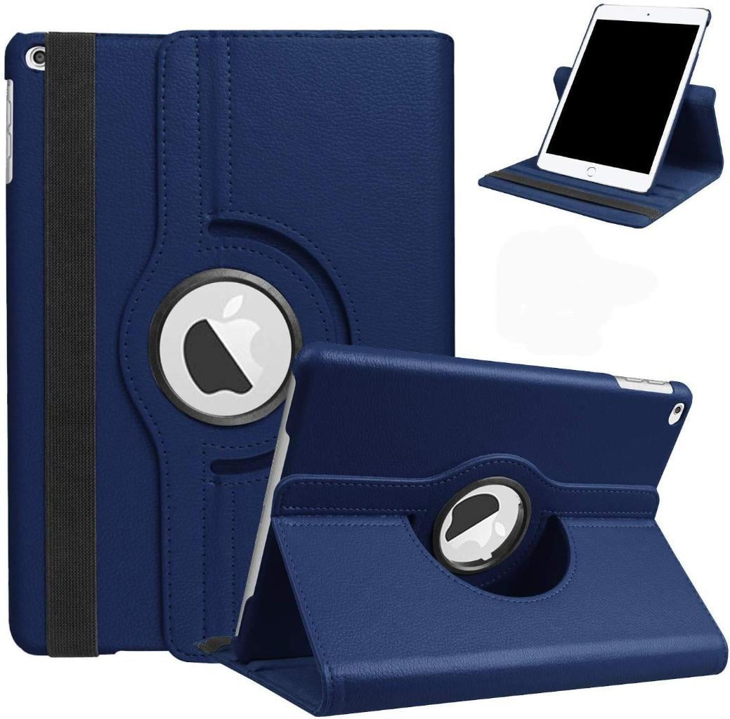 For iPad 10.2 Case,iPad 7th Generation Case, 360 Degrees Rotating Stand PU Leather Case for New