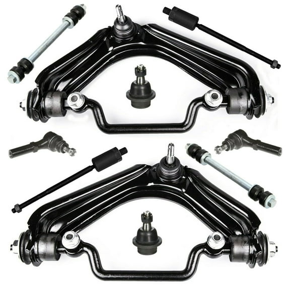 10 Piece Kit Lower Ball Joints Upper Control Arms with Ball Joint Assembly Inner Outer Tie Rod Sway Bars Link Fits select: 2002-2005 FORD EXPLORER, 2002-2005 MERCURY MOUNTAINEER