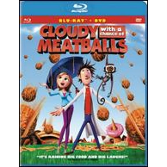 Pre-Owned Cloudy with a Chance of Meatballs [2 Discs] [Blu-ray/DVD] (Blu-Ray 0043396215665) directed by Christopher Miller, Phil Lord