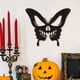 thumbnail image 3 of Placas para colgar en la pared de Halloween Wdftyju obra de arte de metal negro exquisito para interiores y exteriores, 3 of 6
