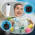 thumbnail image 6 of 36pcs 28/410 Flip Top Dispensing Cap Black Replacement Bottles Caps Reusable Plastic Bottle Cap Flip Top Caps for Shampoo Moisturizer Squeeze Bottles Dispensing Caps - Inner Diameter 28mm, 6 of 9