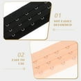 thumbnail image 6 of Worgeous Bra Extender Black Lingerie Extension Strap 4Pcs 5.1X2.0X0.1In, 6 of 6