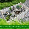 thumbnail image 5 of Yardmaster Raised Garden Bed 48.5x30x24.4in, Elevated Wood Planter Box with Legs & Storage Shelf, Wooden Elevated Vegetable Growing Bed for Flower/Herb/Backyard/Patio/Balcony, 5 of 9