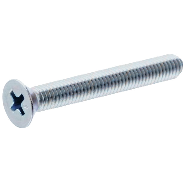 Juego de 100 Tornillos de Máquina Hillman 6-32 x 7,6 cm Cabeza Plana