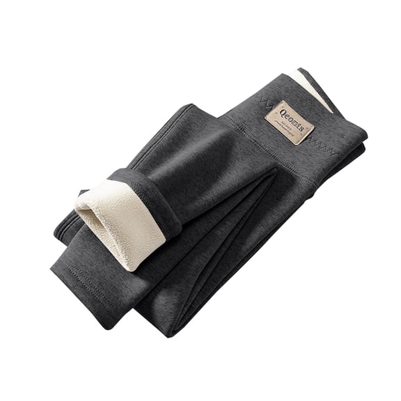 KAUOD Girls Fleece Lined Leggings Winter Thermal Stretchy Tights Pants Teen Kids Gym Workout Slim Opaque Pantyhose Leggings