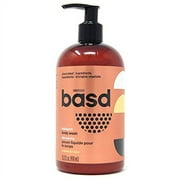 Basd Organic Moisturizing Body Wash, Indulgent Crme Brulee, Natural Skin Care, Vegan, Hypoallergenic, 15.2 Ounce Bottle