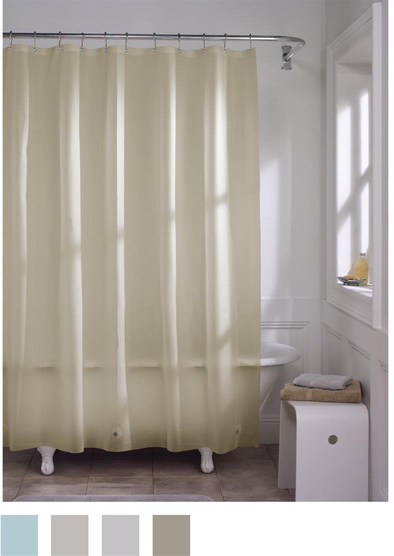 Maytex Mildew Free Odorless No PVC Softy Shower Curtain Liner 70 inches X 72 inches Beige