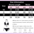 thumbnail image 3 of Women's High Waisted Bikini Set Two Piece Swimsuit for Women Shirred Solid Color High Waisted Bathing Suits for Women Strap Bikini Swimwear Summer Swim Suit Gibobby(XS,Black), 3 of 9