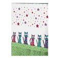 thumbnail image 1 of ITY International - Rideau de Douche Peva, 71 Pouces x 71 Pouces, Motif Chats, 1 of 2