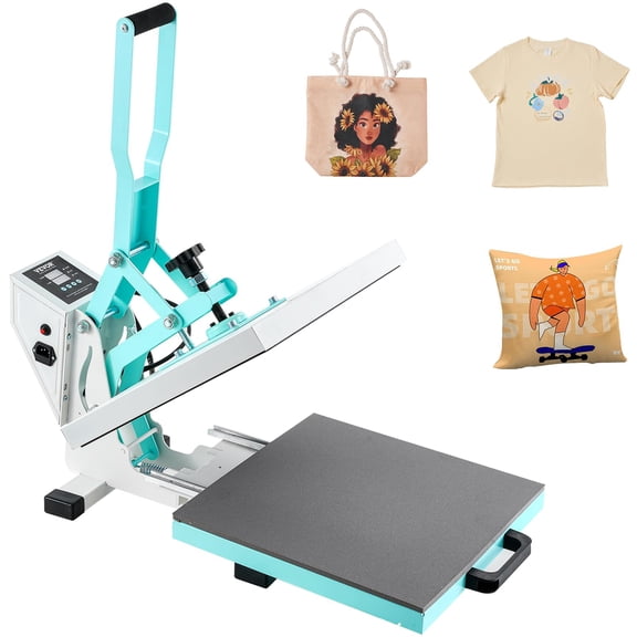Máquina de prensado térmico VEVOR 15x15 cm para sublimación de camisetas