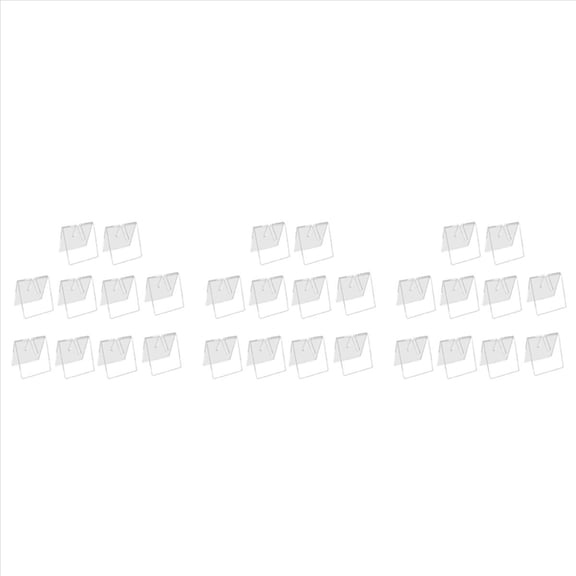 30PCS Clear Acrylic Knife Blade Display Stand Holders Folding Holder Pocket Knives Showcase Rack