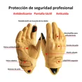 thumbnail image 4 of Guantes De Moto 100 % De Piel De Cabra Para Pantalla Táctil, 4 of 6
