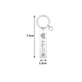 thumbnail image 2 of Love Heart Keychain Electrocardiogram Wave Car Key Chains Bag Accessories Pendant Keyring Tag Nurse Doctor Jewelry Gifts, 2 of 5