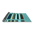 thumbnail image 2 of Ahgly Company Indoor Square Abstract Light Blue Contemporary Area Rugs, 5' Square, 2 of 4