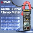 thumbnail image 3 of Lepmerk ANENG CM82 True RMS Digital Clamp Meter with Surge Measurement, AC/DC Current Detection, Auto-Ranging, 6000 Counts LCD, Backlight, Red/Black (Battery Not Included), 3 of 7