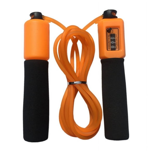 UsTZtai under $5! Jump Rope with Auto Counter, PVC Exercise Rope for Fitness Weight Loss, 10-Foot Skipping Rope with Foam Grip, Adjustable Jump Rope for Home Gym Training