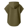 thumbnail image 7 of Domuza Workout Hooded Tank Tops for Men Bodybuilding Muscle Cut Off T Shirt Sleeveless Gym Hoodies Loose Pullover Sweatshirt Army Green 3XL, 7 of 7