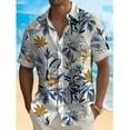 thumbnail image 5 of Camisas hawaianas de playa para hombre, ropa de calle informal para exteriores, de manga corta con solapa para uso diario, camisetas Y2K, ropa de gran tamaño para hombre 2024, 5 of 5