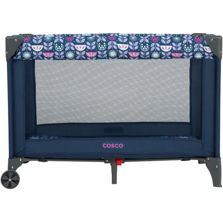 Cosco Funsport Portable Compact Baby Play Yard, Poppy