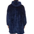 thumbnail image 2 of Blanket Hoodie Wearable Oversized Blanket Hooded Sweatshirt Winter Warm Plush Top with Front Pocket, 2 of 2