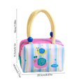 thumbnail image 3 of Dalxymotic Insulated Lunch Bag, Extra-large Insulated Bento Lunch Box, Handheld Meal Carrier with Ice Pack, Reusable Thermal Cooler Tote, for Work, Office, Picnic, Travel, 3 of 6