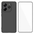 thumbnail image 1 of WANLONFENG MS Series for Xiaomi Redmi Note 14 4G TPU Case Matte Back Cover with Tempered Glass, 1 of 5