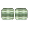 thumbnail image 7 of Qekee Light Green Squares Foldable Car Sun Shade - 2-Pack, Car Windshield Sunshades, Foldable - Medium, 7 of 7