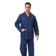 thumbnail image 4 of Apparonia Conjunto de Pijamas para Hombre de Algodón con Cuello con Muesca, Pijamas para Hombre de Manga Larga, Ropa de Dormir para Hombre con Bolsillos y Frente, Fly Azul de Cuadros con Puntos XXL, 4 of 7
