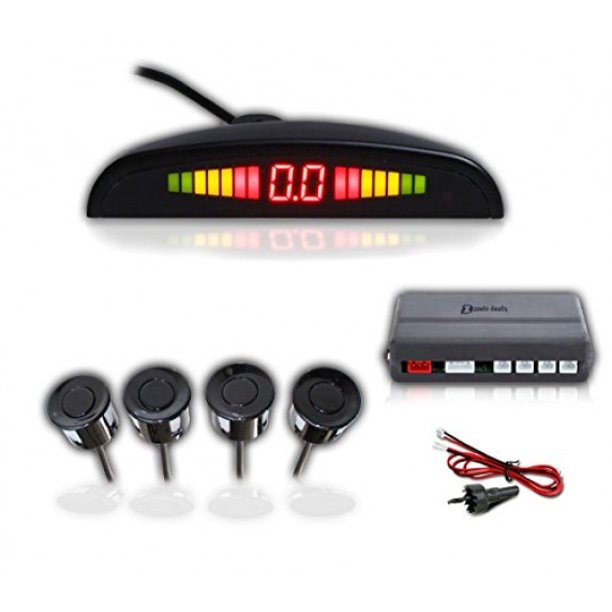 Zento Deals Reverse Backup Warning Radar System with LED Display High