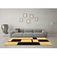 thumbnail image 3 of Ahgly Company Indoor Rectangle Abstract Brown Contemporary Area Rugs, 6' x 9', 3 of 4