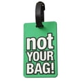 thumbnail image 2 of Birdeem English Letters Pvc Soft Rubber Luggage Tag Fashionable Silicone Tag Backpack Bag Tag, 2 of 5