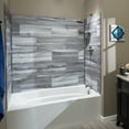 thumbnail image 2 of Palisade 23.2 in. x 11.1 in. Interlocking Vinyl Wall/Backsplash Panels in Hermitage Granite (10 Pack), 2 of 9
