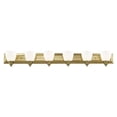 thumbnail image 2 of Livex Lighting Springfield 6 Bath Light in Antique Brass, 2 of 10