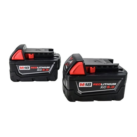 Milwaukee 2758-22 M18 18V 3/8" Brushless Cordless Impact Wrench Kit with (2) 5.0Ah Lithium-Ion Batteries, Charger & Tool Case