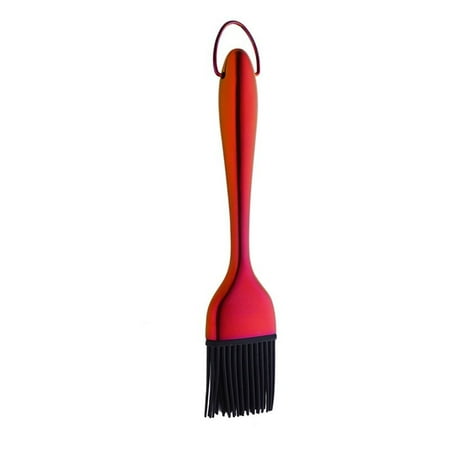 

Party Stainless Steel Silicone Cooking Grilling Non Stick Oil Brush BBQ Basting Brush Kitchen Tool RED