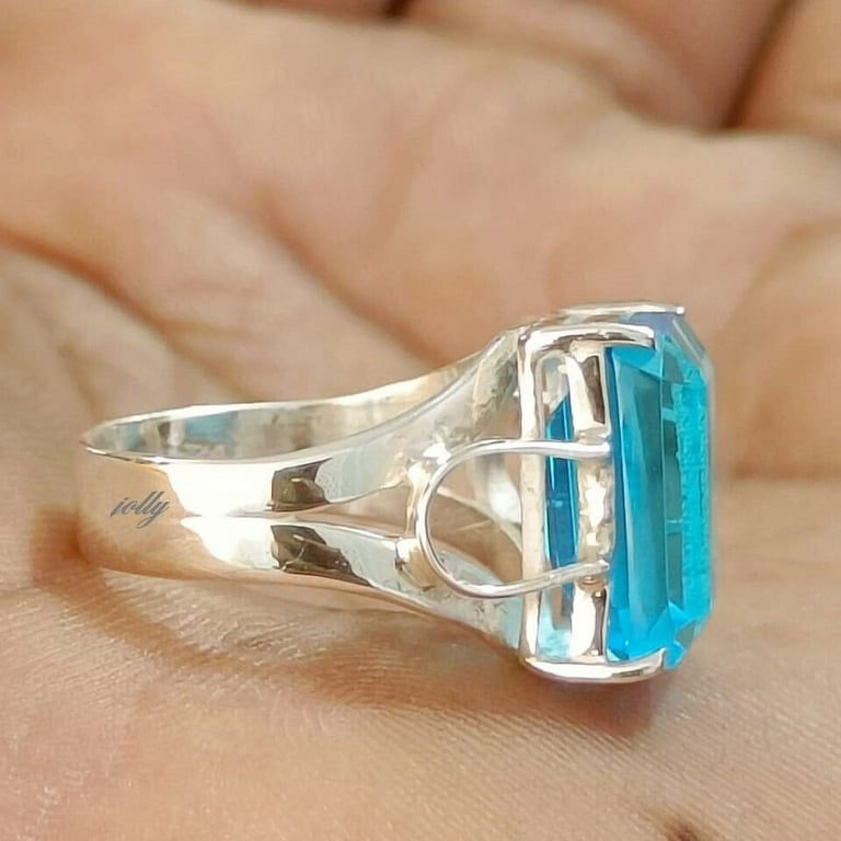 Big shop aquamarine ring