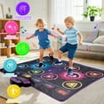 thumbnail image 5 of BJBSJSZ Dance Mat for Kids, Single & Double Players Mode Electronic Dance Pad with Light-up Wireless Bluetooth Christmas Birthday Gift for Girls Boys Ages 3 4 5 6 7 8 8-12, 5 of 9