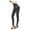 Black, variant on GJSYRH Women's Winter PU Leather Leggings High Waisted Plus Size Stretchy Slim Fit Skinny Yoga Pants with