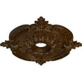 thumbnail image 3 of Ekena Millwork 28 3/8"OD x 3 3/4"ID x 1 5/8"P Benson Classic Ceiling Medallion (Fits Canopies up to 6 1/2"), Hand-Painted Root Beer Crackle, 3 of 6