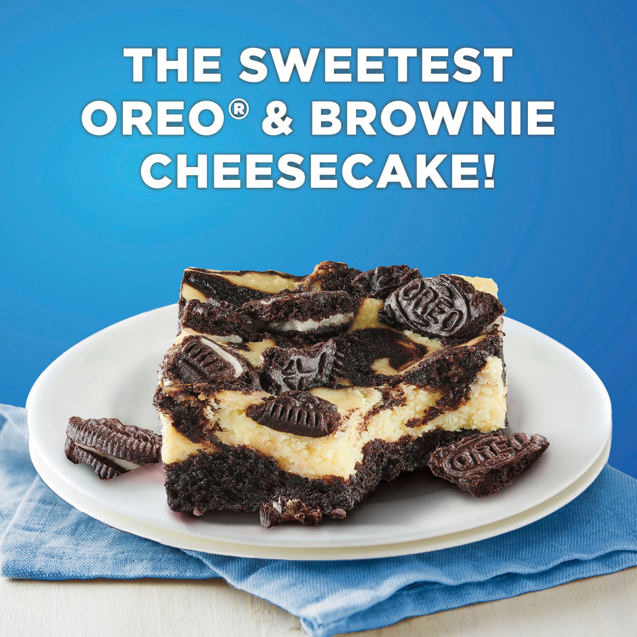 (3 pack) Betty Exclusives OREO Baked Cheesecake Mix, Includes Real OREO Cookie Pieces, 8.9 oz