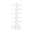 thumbnail image 2 of DYNWAVECA Organisateur de Lunettes de Soleil Multi Rack de Rangement pour Lunettes de Soleil PVC 6 Paires Rack de Lunettes pour Commode Objets de Collection Blanc, 2 of 10