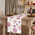 thumbnail image 2 of Table Runners 72 Inches Long Dress Scarves, Pin Polka Dots Farmhouse Kitchen/Dining Table Runner, Coffee Tablerunners, Modern Abstract Art 16x72 Inch, 2 of 9