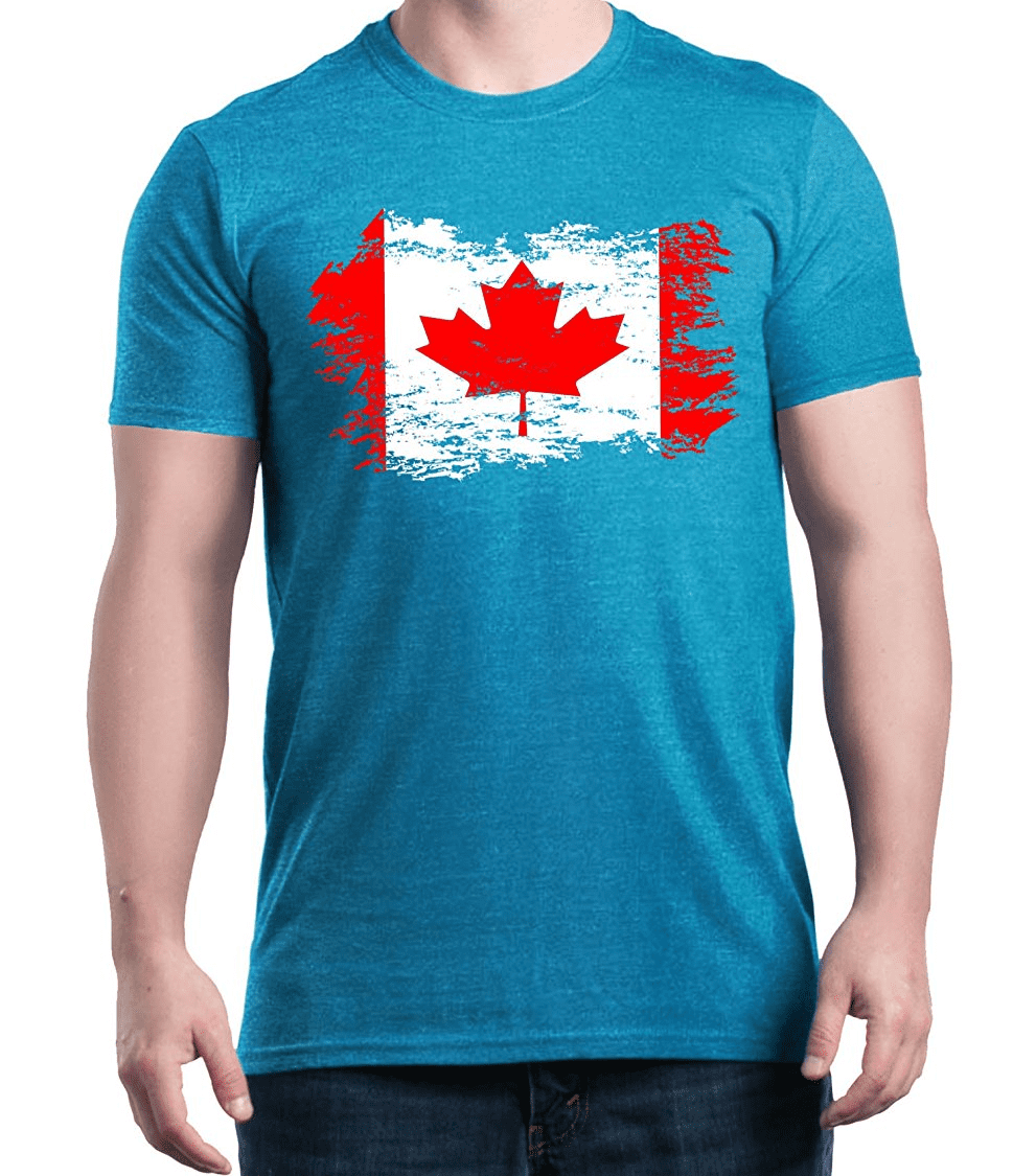 Mom's Favorite Mens Canada Flag Canadian Short Sleeve TShirt
